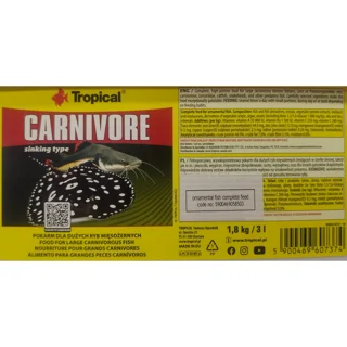 غذای مخصوص سفره ماهی carnivore